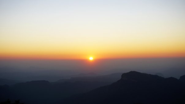 Zonsondergang, Schemering, Natuur, Lucht