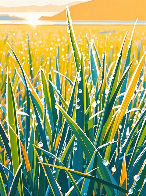 Free ai generated morning dew illustration