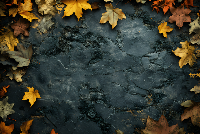 Free ai generated leaves autumn illustration