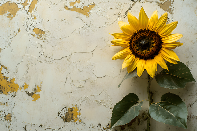 Free ai generated sunflower flower illustration