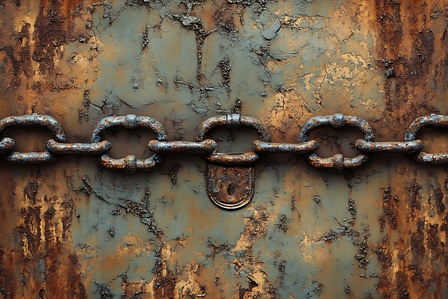 Free ai generated chain locks illustration