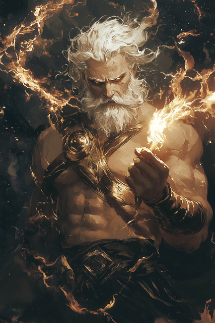 Ai Generiert, Zeus, Griechischer Gott