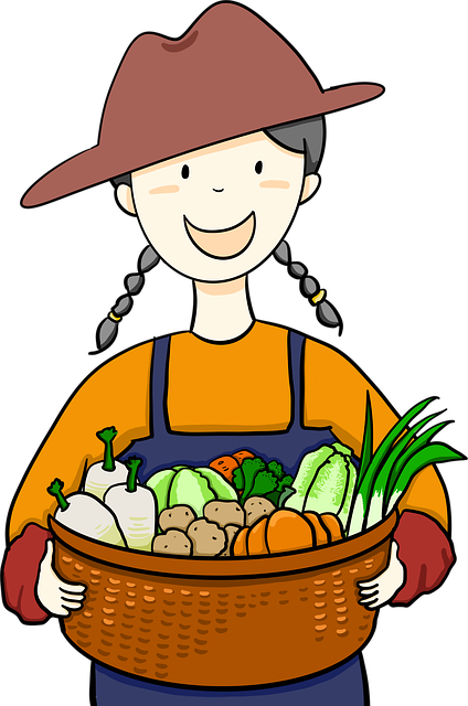 Free Vegetable Farmer illustration and picture