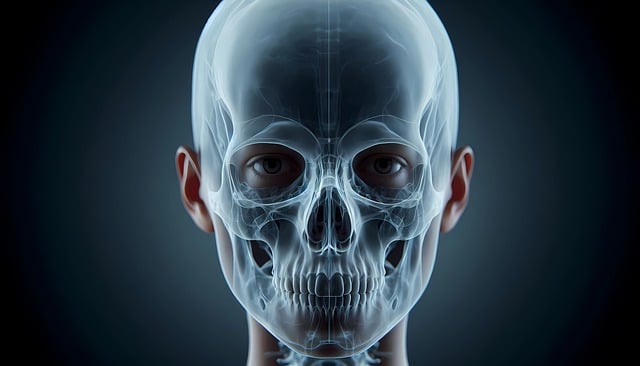 Free ai generated x-ray head illustration