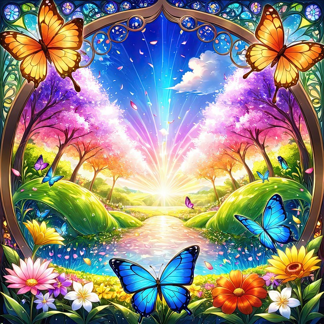 Fantasielandskab, Magiske Blomster