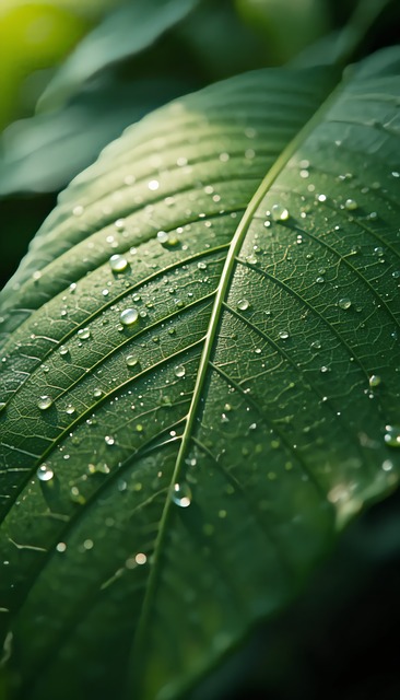 Free ai generated leaves nature illustration