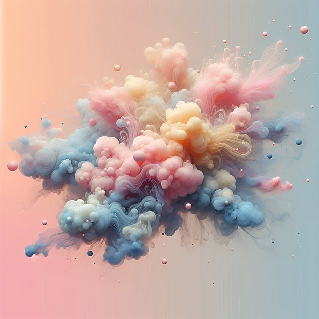 Free ai generated smoke colorful illustration