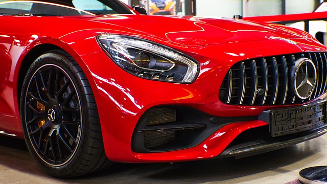 Mercedes, Auto, Luxe, Benz, Rood