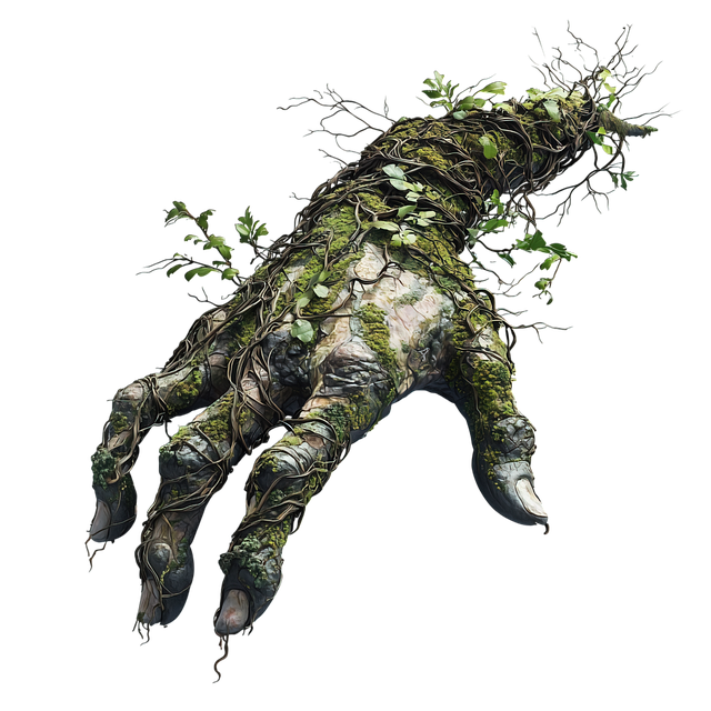 Free ai generated mystical hand illustration