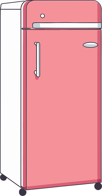 Free Refrigerator Fridge vector and picture