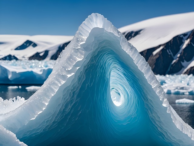 Free antarctic landscape cold illustration