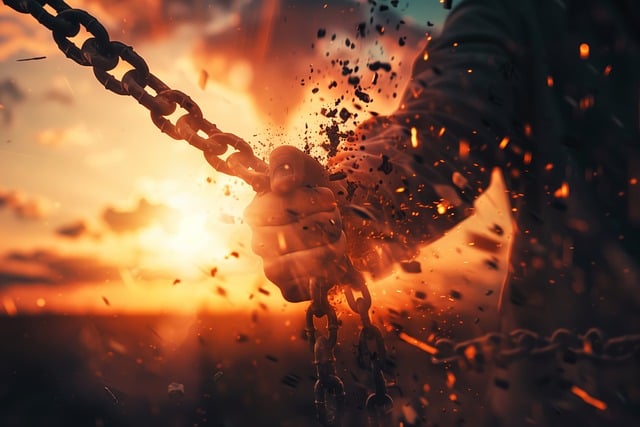 Free ai generated chain connection illustration