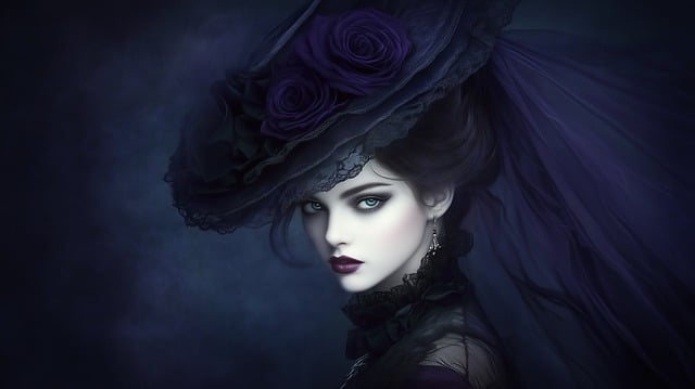 Free ai generated woman victorian illustration