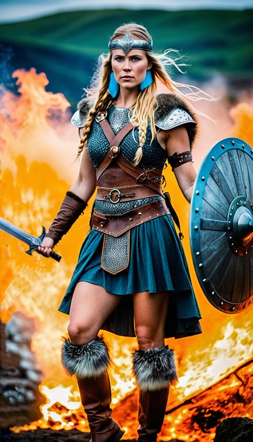Valkyrie, Vikinger, Skjoldpige, Kvinde