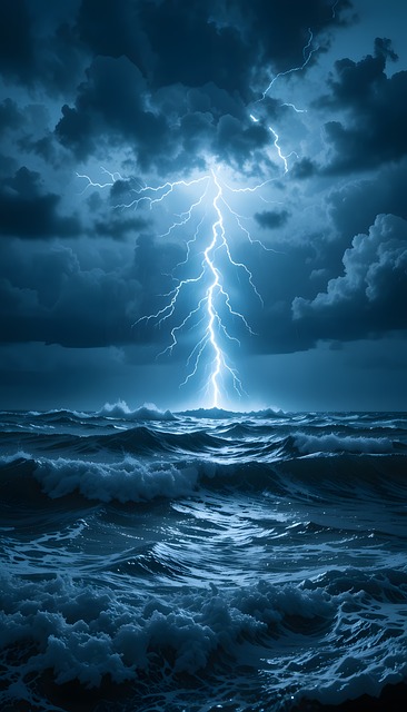 Free ai generated ocean wallpaper illustration