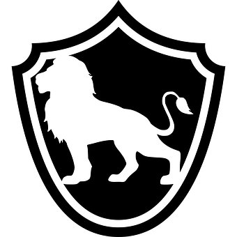 Free Lion Shield vector and picture
