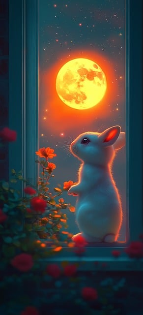Free Ai Generated Rabbit illustration and picture