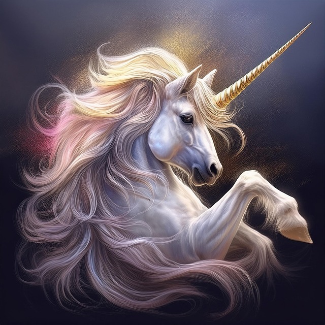 Ai Generiert, Einhorn, Pferd, Mythos