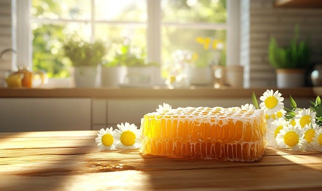 Free ai generated honey golden illustration