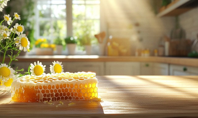 Free ai generated honey jar illustration