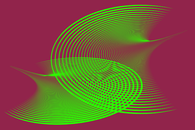Linhas, Interface, Ondas, Colorido