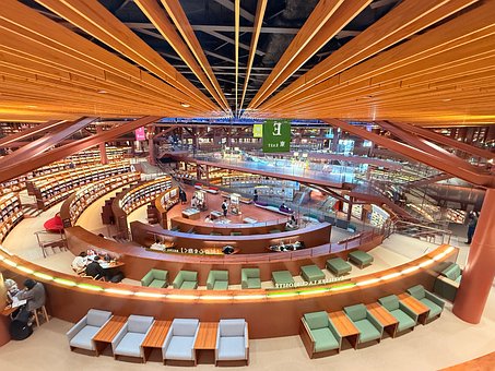 Bibliotheek, Kanazawa, Japan