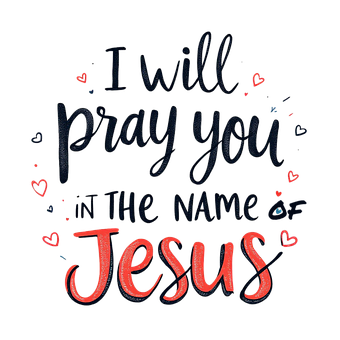 Free Pray Text illustration and picture