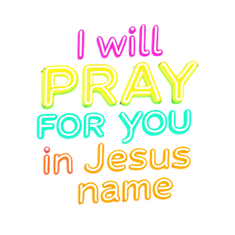 Free Pray Text illustration and picture