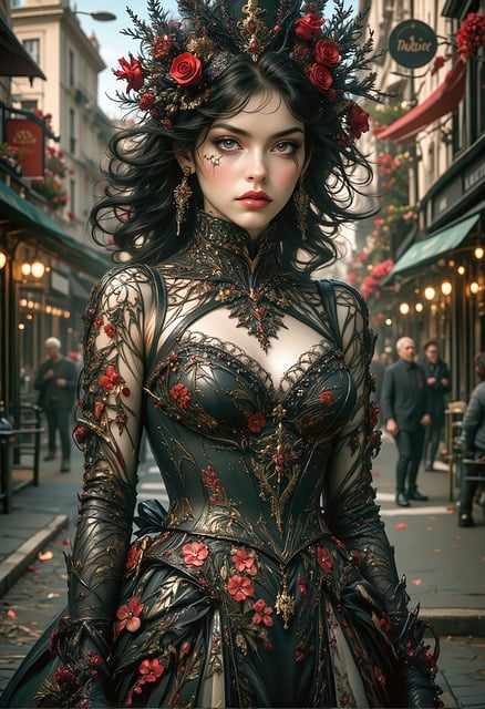 Free ai generated woman beauty illustration