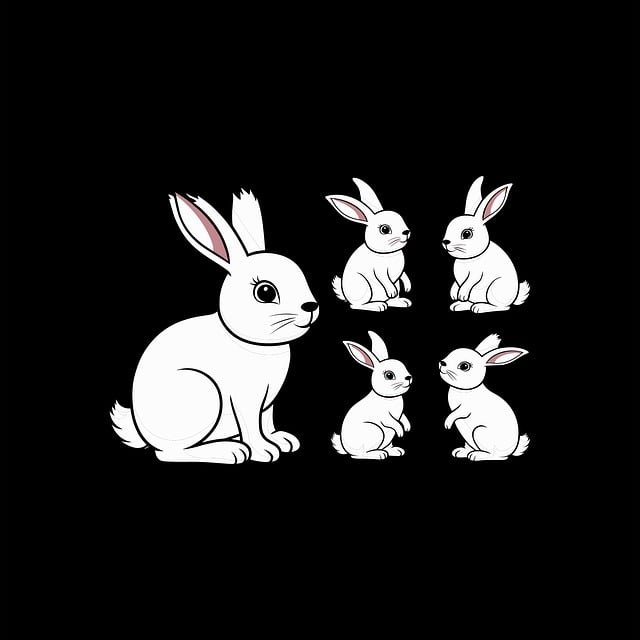 Free ai generated rabbit bunny illustration