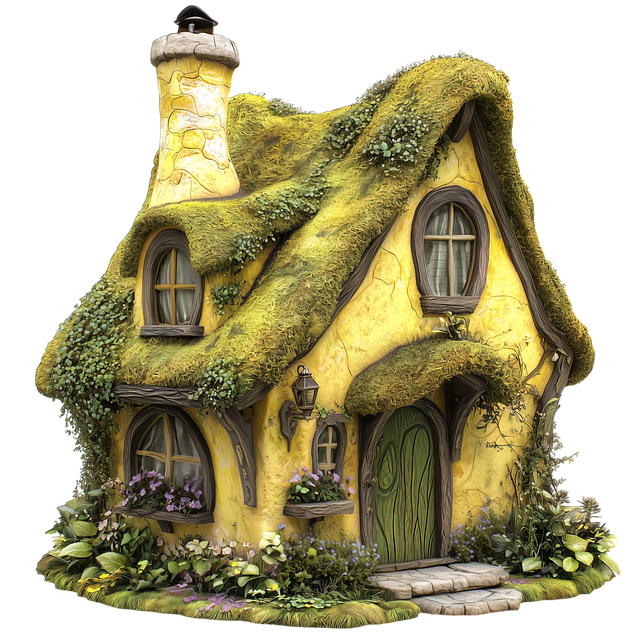 Free ai generated house cottage illustration