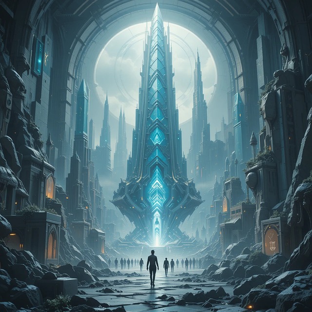 Free ai generated fantasy world illustration