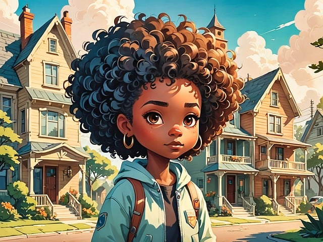 Free ai generated girl child illustration