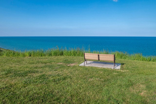 Free Park Bench Overlook photo and picture