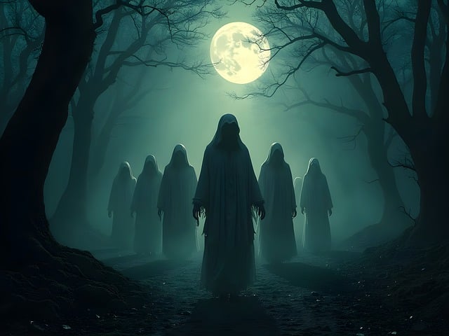 Free ai generated ghosts ghostly illustration