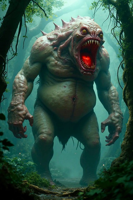 Free ai generated monster beast illustration