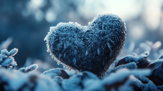 Ai Generiert, Herz, Schnee, Winter, Kalt