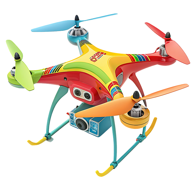Free quadrocopter drone camera illustration