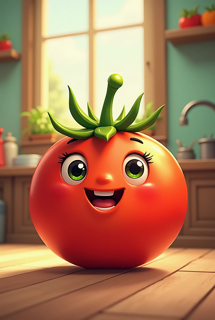 Free ai generated tomato food illustration