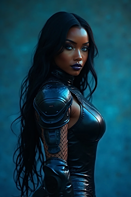 Free ai generated woman warrior illustration