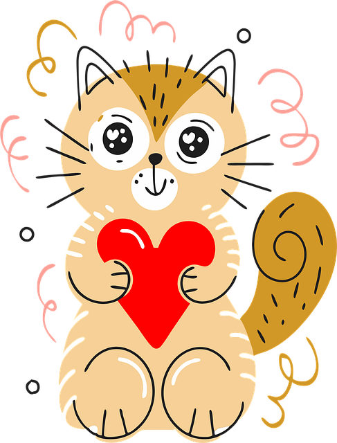 Download free HD stock image of Ai Generated Cat Free ai generated cat heart vector