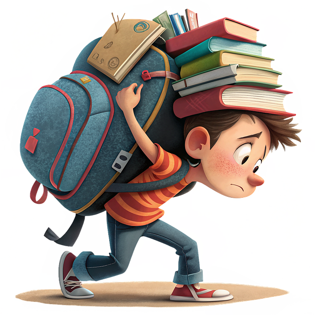 Free ai generated school boy illustration