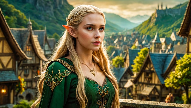 Free Elf Woman illustration and picture