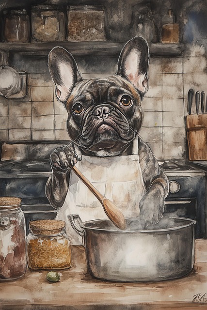 Free Dog Cook illustration and picture
