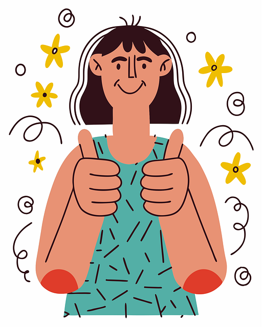 Free ai generated woman positive vector