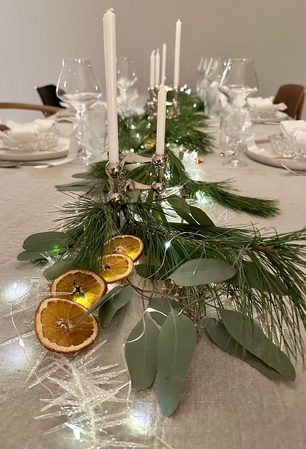 Free Beautiful Christmas Table photo and picture