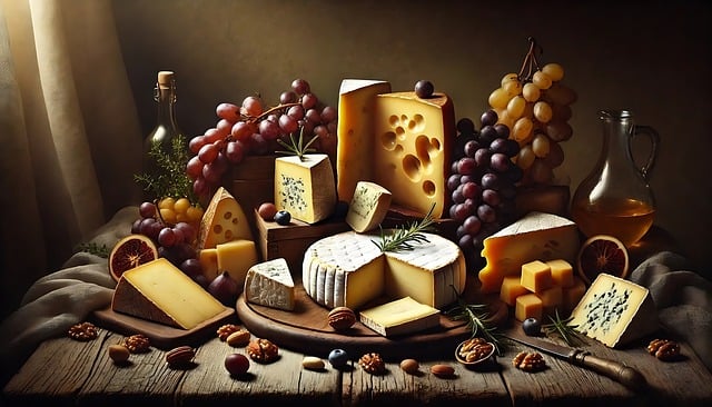 Free ai generated cheese food illustration