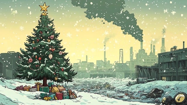 Ai Generiert, Weihnachtsbaum