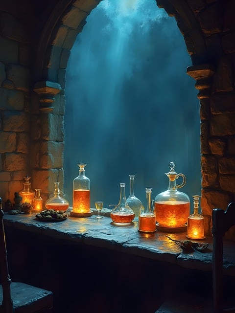 Free ai generated brews magician illustration