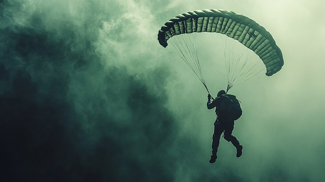 Free ai generated nature parachute illustration